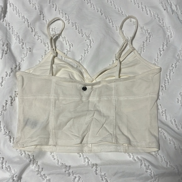 Garage white crop top - Picture 3 of 3